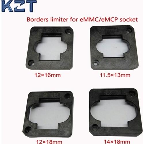 EMMC/eMCP test Socket borders limiter frame guider 11.5*13mm,12*16mm ,12*18mm ,14*18mm , for clamshell structure socket