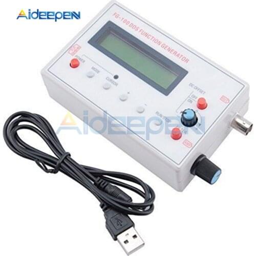 1HZ-500KHZ DDS Function Signal Generator Frequency Counter Sine + Square + Triangle + Sawtooth Waveform