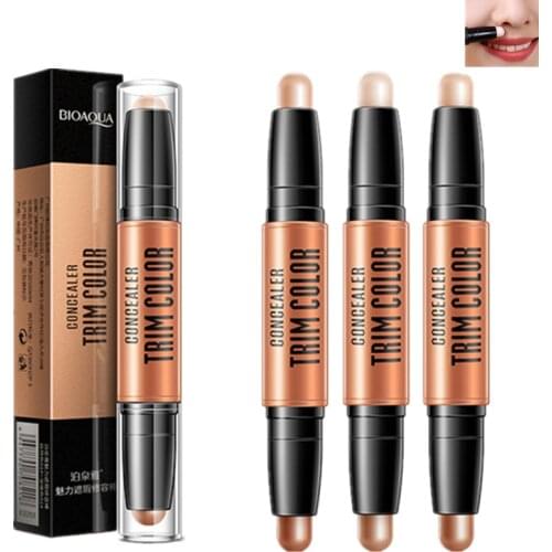 Highlight Double Grooming Concealer Cream Make up primer Invisible Pore Wrinkle Cover Pores Concealer Foundation Base make up
