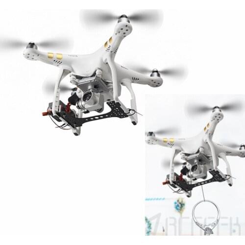 Shinkichon Pelter Fish Bait Advertising Ring Thrower for Fishing Publicity Propose for DJI Phantom 2/3A/3P/3S RC Quadcopter