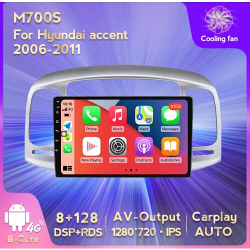 MEKEDE New Android system For Hyundai Accent 2006 2007 2008-2011 car radio multimedia video player with BT WIFI 4G IPS screen