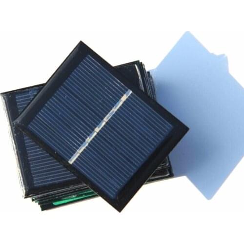 BUHESHUI 128MA 3.5V Solar Cell Polycrystalline Solar Panel Module DIY Solar Toy Panel Education 65*50mm 500pcs/lot Wholesale