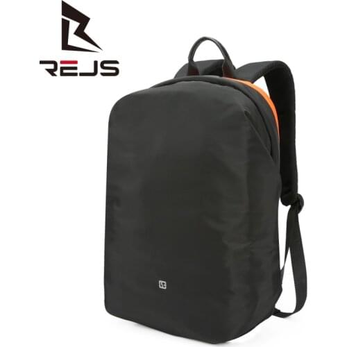 REJS LANGT Laptop Backpack Men 14/15.6 Inch Anti Theft Backpacks with Charging USB Fashion School Bag Lightweight Travel Mochila