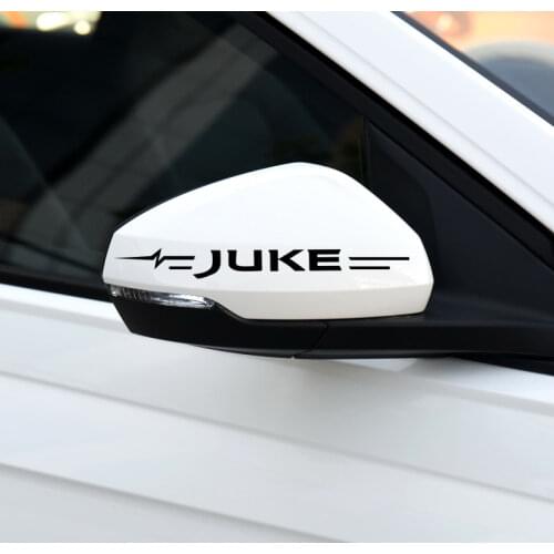 Car-Styling Rearview Mirror Stickers For Nissan JUKE Car Decor Rear view Mirror Vinyl Car Stickers Car Styling