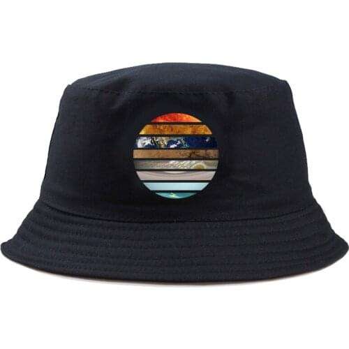 New Great Astronomy Bucket Hat men Cotton Fishing Hunting Cap Outdoor Beach Fisherman Panama Women