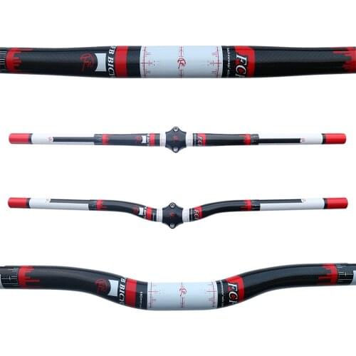 New FCFB FW white red full carbon fiber swallow the small caliber 25.4mm free shipping can be customized