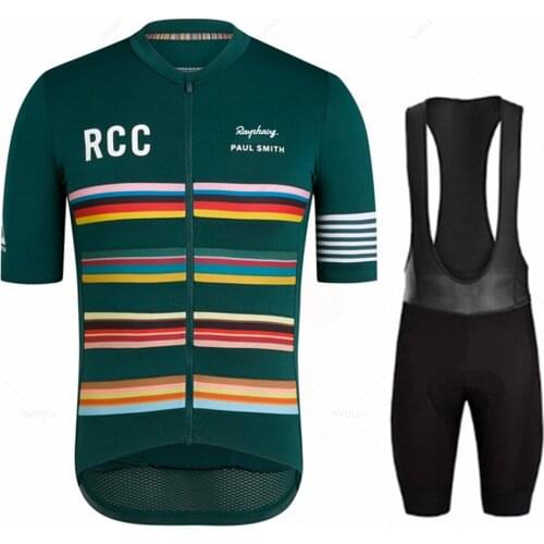 Raphaing Mens Clothes Wear Better Rainbow Team Areo Cycling Jersey Short Sleeve Bike Clothing Sets Summer Road Maillot Ciclismo