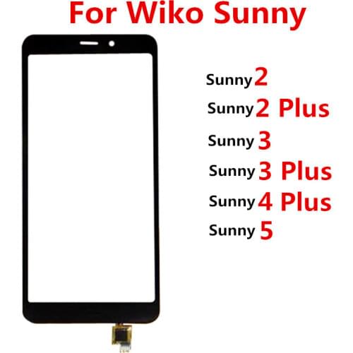 Sunny2 TouchScreen For Wiko Sunny 2 Touch Screen Digitizer LCD Display Front Glass Outer Panel Replace Repair Parts
