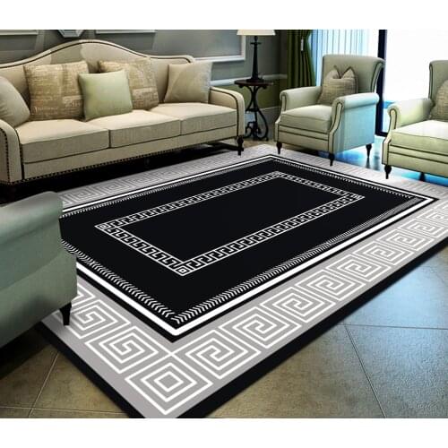 Nordic modern contracted carpet rectangular room tea table sofa edge study cloakroom bedroom bed cushion mat tapis salon rug