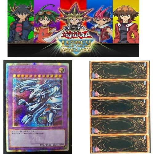 Yu-Gi-Oh! 20SER Anniversary Blue-Eyes Ultimate Dragon Collection Card Toy Desktop Decoration Christmas Gift