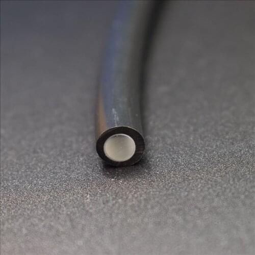 10mX Inner 10mm outer 13mm diameter end glow black jacket PMMA fiber optic cable free shipping