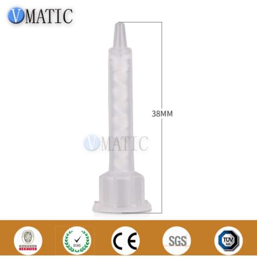 Free Shipping Resin Static Mixer Round 3.0-8 Mixing Nozzles For Duo Pack Epoxies (White Core)