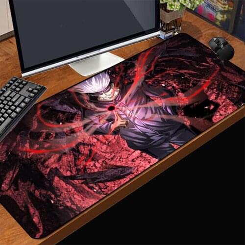 RGB big mouse pad animation gaming accessories natural rubber non-slip desk mat waterproof LED household carpet mat XXL