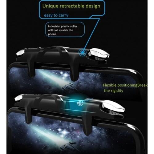 For PUBG Mobile Controller 4-Speed Inverter Trigger Control Gamepad Joystick for IOS Android Phone