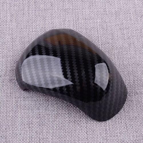 CITALL ABS Black Carbon Fiber Style Gear Shift Knob Cover Shifter Head Cap Trim Fit For Chevrolet Blazer 2019-2020