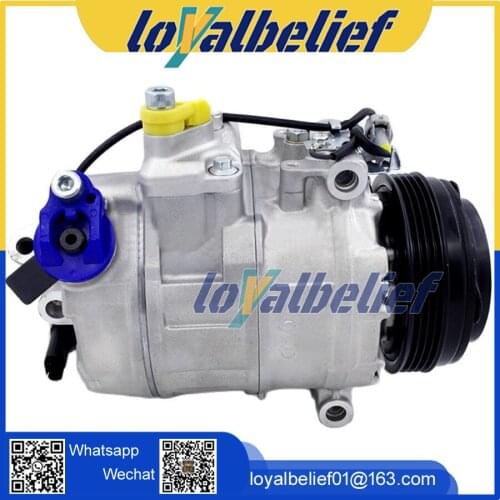 AC Air Conditioning Cooling Pump Compressor 7SBU17C For BMW 5 F10 F18 M5 550i 550 S63 N63 447160-0933 4471600933 447260-2779