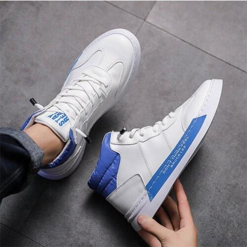 Male Sneakers High Top Fashion Casual Shoes for Men Comfortable Autumn Male Sneakers Adult Lightweight Shoe Tenis Hombre