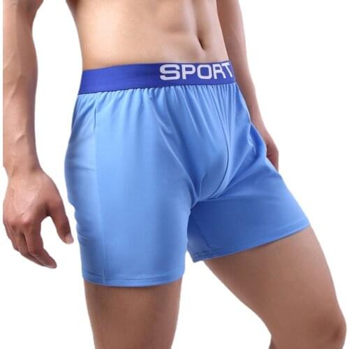Underwear Men Panties Plus Size Men Boxers Male Boxershorts Man Loose Comfort Long Underpants Homewear Shorts Wholesale Cheap
