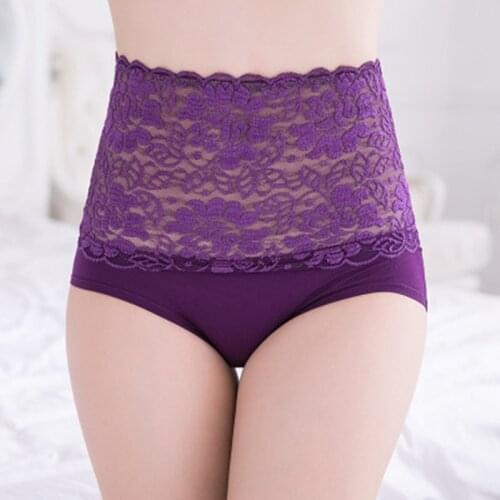 New Women High-Rise Lace underwear Thin panties womens briefs High elastic breathable panties dropshipping