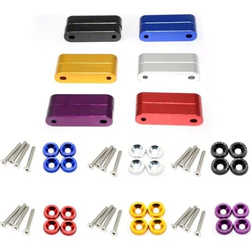 New Product Car Billet Aluminum Racing Hood Vent Spacer Risers For Honda