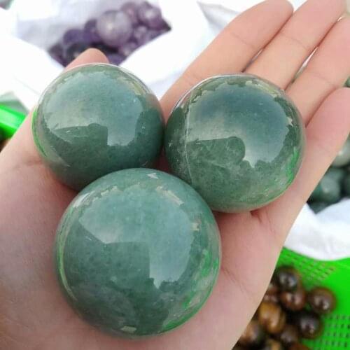 Wholesale 1000g Natural Aventurine Green Sphere Quartz Crystal Ball Reiki Healing Home Decoration Gifts