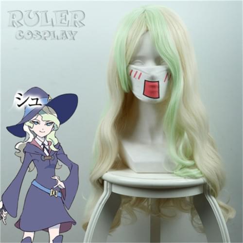 Little Witch Academia Diana Cavendish Anime Cosplay Hair Wig Long Wig+Free Wig Cap