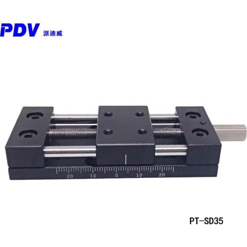 PDV SD35 Manual Translation Stage/X Stage/One-dimensional Stage/Linear Slide Stage/Linear Stretching Stage