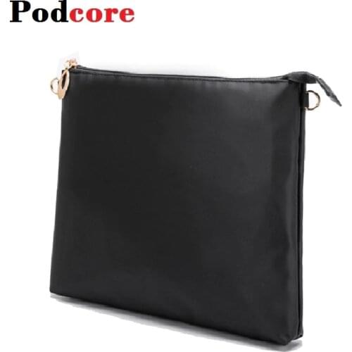 Podcore Black Cosmetic Bags