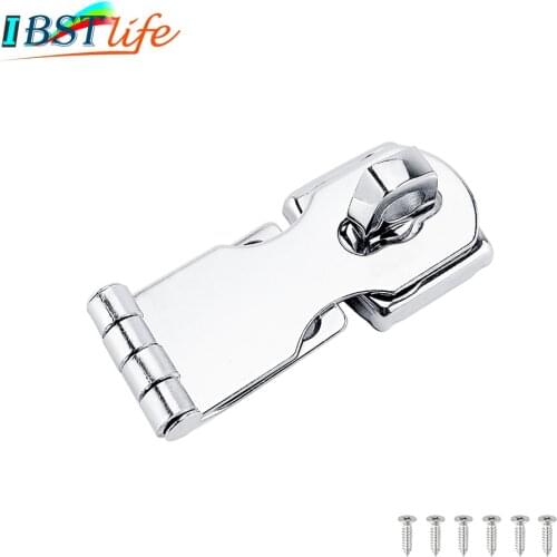 Marine Grade Stainless Steel 304 Cabinet Door Swivel Eye Locking Safety Hasp latch Clasp for Boat Yacht Hardware Accessories