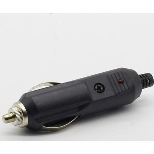 12V-24V cigarette holder plug safety pipe 10A automobile smoke plug point cigarette end vehicle belt indicator lamp joint