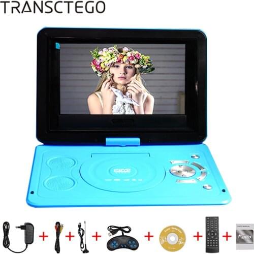 2019 New 14 Inch HD Portable Rotating Screen Smart TV EVD DVD Player Mini TF Card And USB Audio And Video Playback Television