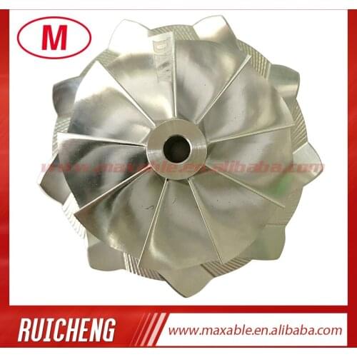 TD04HL 49189-x 46.02/58.00mm 9+0 blades high performance turbocharger billet/milling/aluminum 2618 compressor wheel