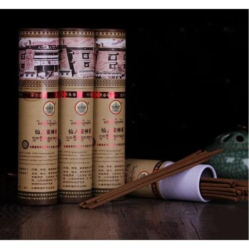 Tibetan Mindrolling Incense Sticks 50sticks Blessed From Famous Temple Relieves Anxiety Good Smell Dispel Negative Energy
