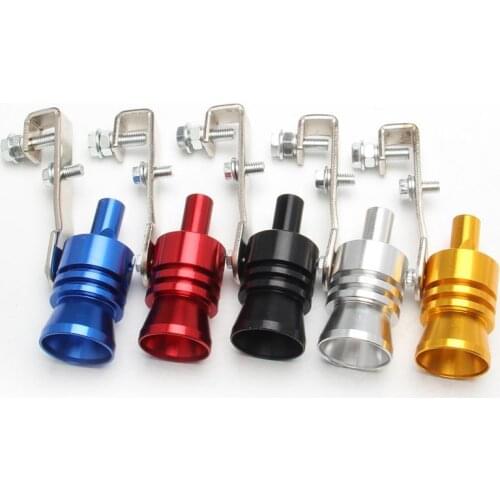 Universal Turbo Sound Tail Whistle Car Tuning Exhaust Turbo Whistle S/M/L/XL Needle Exhaust Tube Sounder Motorcycle Accessories