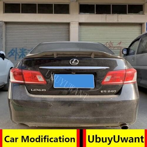 Fit For ES250 ES300 ES350 2006-2011 ABS / Carbon Fiber Exterior Rear Spoiler Tail Trunk Boot Wing Decoration Car Styling
