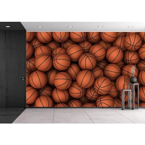 Custom Hot 3D Photo Wallpaper Wall Art Wallpaper Basketball Wall Stickers Christmas Gift Waterproof Wallpaper Home Decor