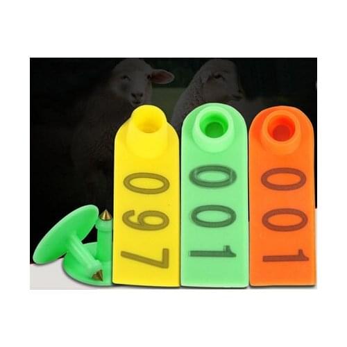 001--200 Number Animal cattle Use Ear Tag Livestock Tags labels cattle special for sheep
