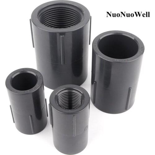 1pc 20~75mm To 1/2"~2 1/2" Hi-Quality UPVC Direct Connector Garden Water Pipe Connectors Drip Irrigation Kitchen Tap Tube Joints