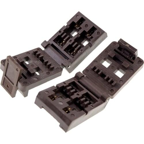 1 piece Burn In Socket 5 Position TO-252 5 Pin Burn-in Socket Gold Plated TO-252-2 Transistor Aging Test Connector Dual Port