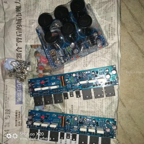 300W*2 Assembled Stereo L10 Amplifier +Protection Power Supply Board