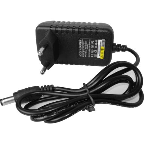 2V 1A AC 100V-240V Converter Adapter DC 12V 1000mA Power Supply EU US Plug 5.5mm x 2.1mm for CCTV IP AHD TVI CVI Camera