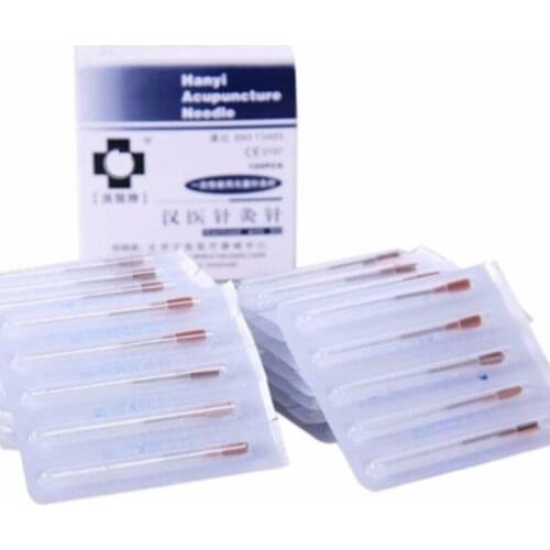 Acupuncture Needles edged with guide tube disposable acupuncture needles each one tube 100pcs/ pack