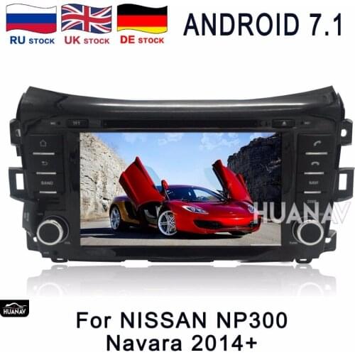 Car DVD Player GPS Navigation pure Android 7.1 8.0 For NISSAN NP300 Navara 2014+ Stereo Headunit SatNav Radio multimedia record