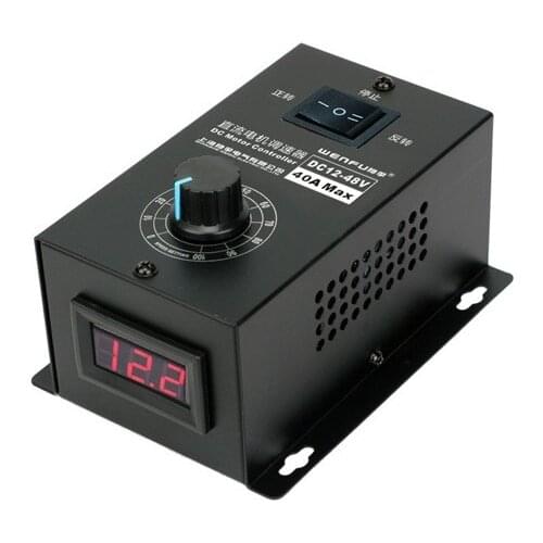 Digital Display 0~100% adjustable DC 6-90V 40A DC Motor Speed Controller PWM regulator 12V 24V 48V 60V 72V 90V 1000W Reversible