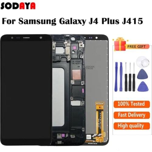 For Samsung J415 LCD J4 Plus SM-J415F J415G J415FN LCD Display Screen replacement For Galaxy J4 Plus 2018 LCD Screen