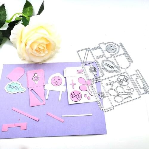 Julyarts 2019 Cartoon Figure Metal Cutting Die Stencil Fustelle Scrapbooking Stamp Card Making Die Metal Crafts Die Cut Stitch