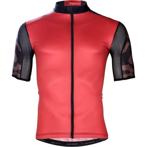 2021Quality Mens Red Cycling Jersey Cool Road MTB bicycle Shirt 3xl 4xl Short Sleeve Sports Jersey Bike Jersey