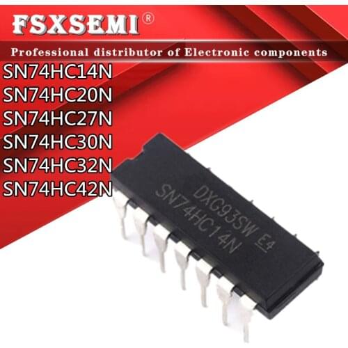 10pcs NEW SN74HC14N DIP-14 74HC14 74HC14N HEX SCHMITT-TRIGGER INVERTERS IC