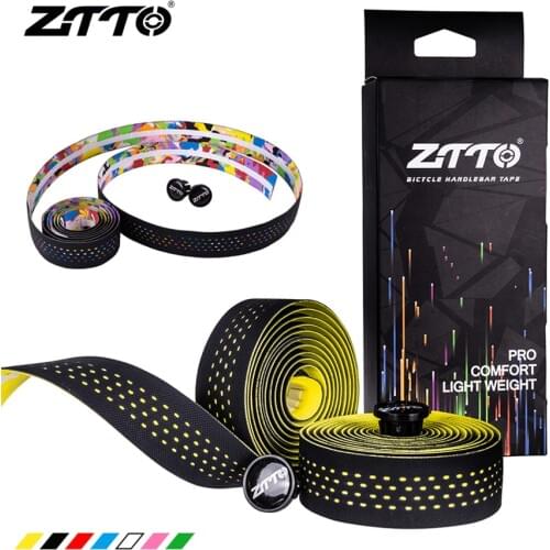 Bicycle Handlebar Tape High Quality Vibration Damping Road Bike Bar Tape Anti-Vibration EVA PU bar Tape Colorful handlebar tape