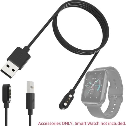 2pin Magnetic Smartwatch Dock Charger Adapter USB Charging Cable Cord for Lenovo S2 Pro S2pro Smart Watch Accessories